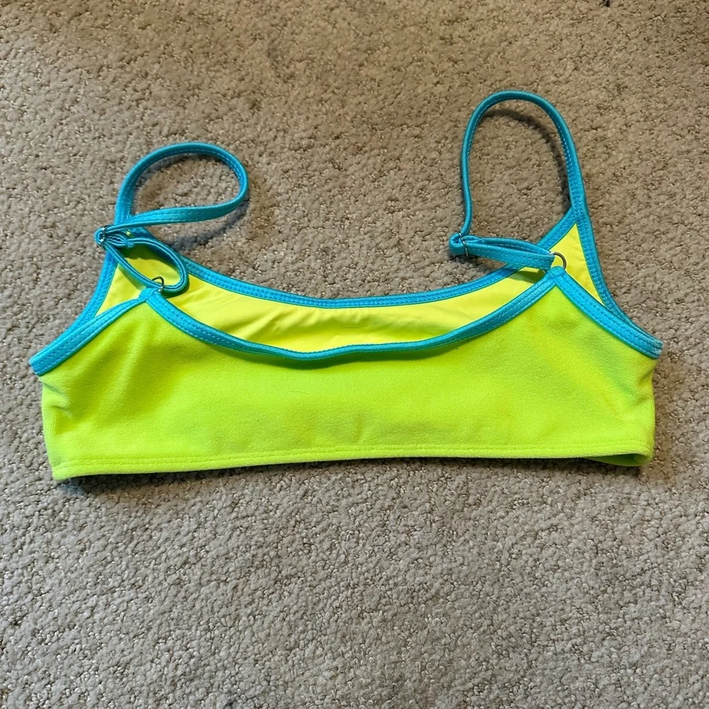 Frankie’s Bikinis Dallas terry bikini top